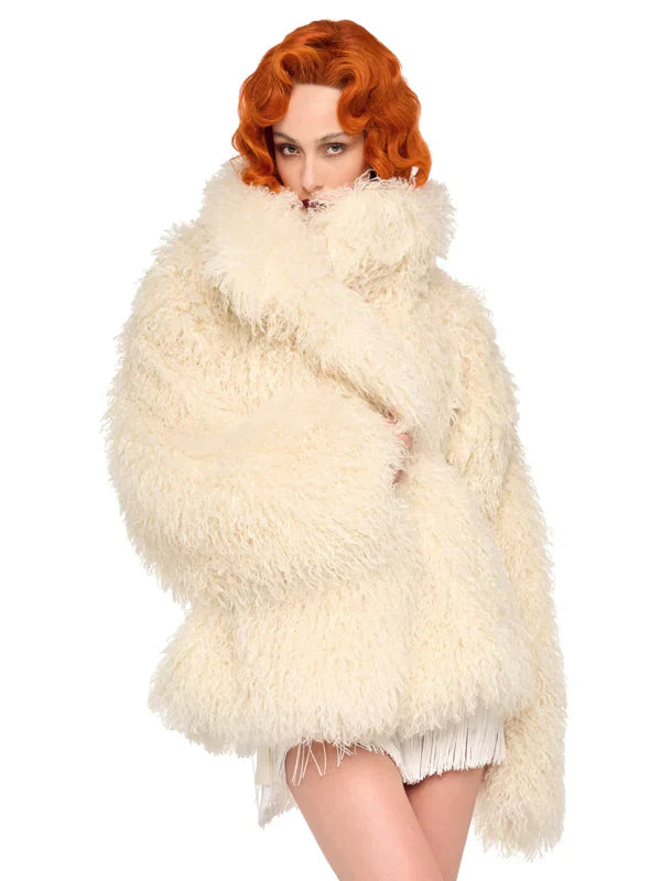 Norma Kamali Faux Fur Coat