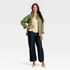 Womens Padded Denim Barn Jacket Wild Fable
