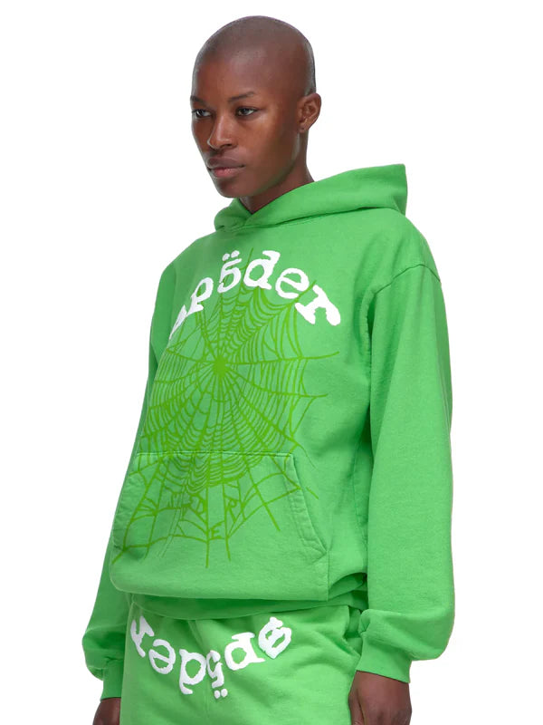 Slime-Green-Spider-Hoodie
