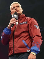 Smack Down 2026 Rwb Wind Breaker Cody Rhodes Jacket