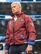 Smack Down 2026 Rwb Wind Breaker Cody Rhodes Jacket