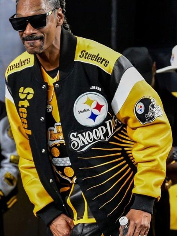 Snoop Dogg Sunday Night Football Steelers Jacket For Sale