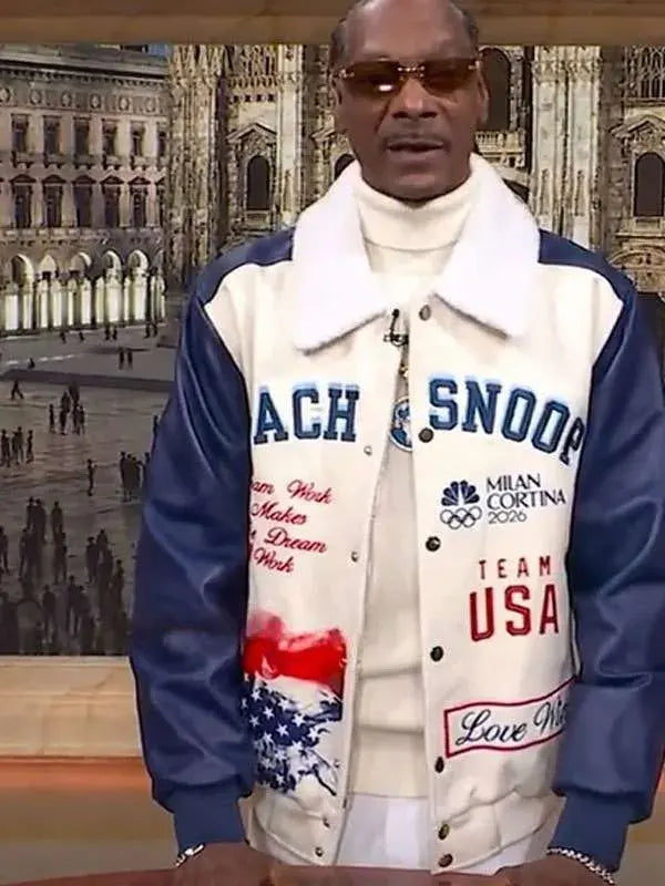 Snoop Dogg Team USA Coach Varsity Jacket