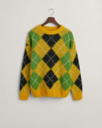 Jingle Bell Heist 2025 Olivia Holt Yellow Fuzzy Sweater