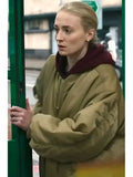 Sophie Turner Steal S01 Brown Bomber Jacket