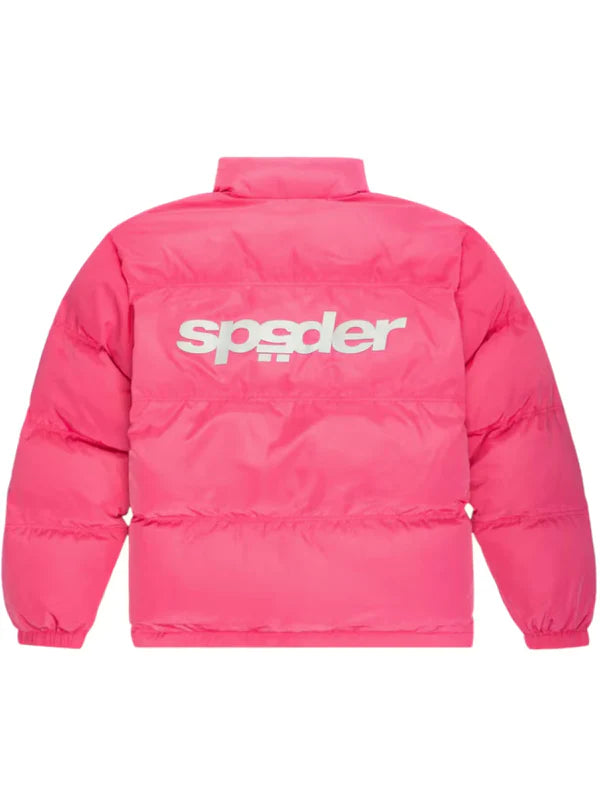 Sp5der-5star-Pink-Puffer-Jacket