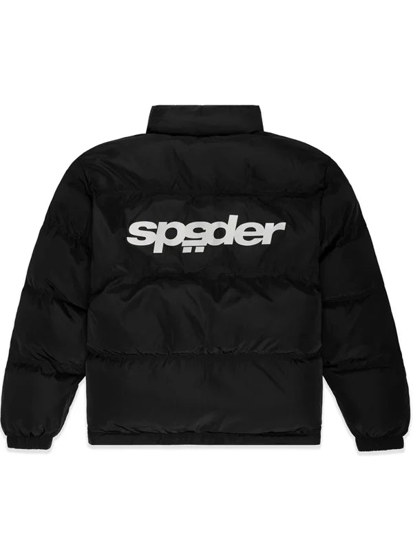 Sp5der-5star-Puffer-Jacket-Black
