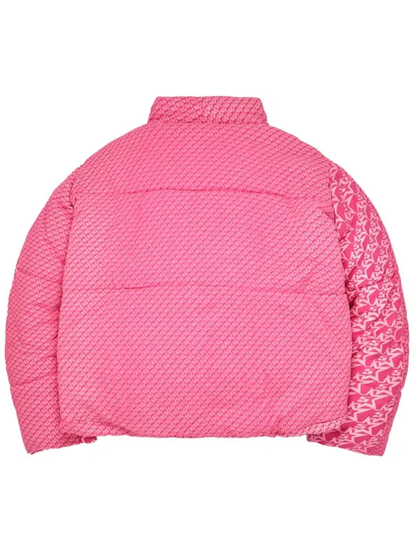 Sp5der-5star-Puffer-Jacket-Pink