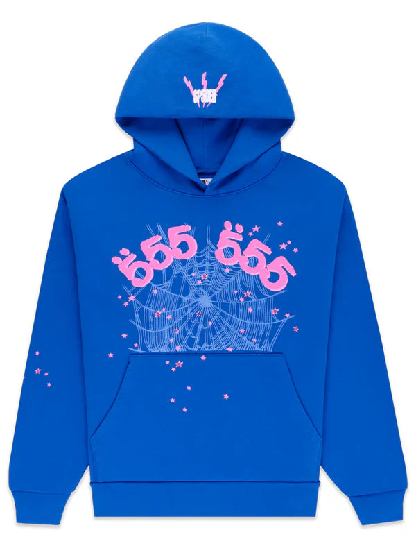 Sp5der-Angel-Number-Hoodie-Blue