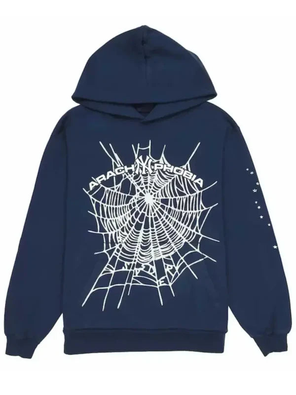 Sp5der-Arach-NY-Phobia-Hoodie-Navy