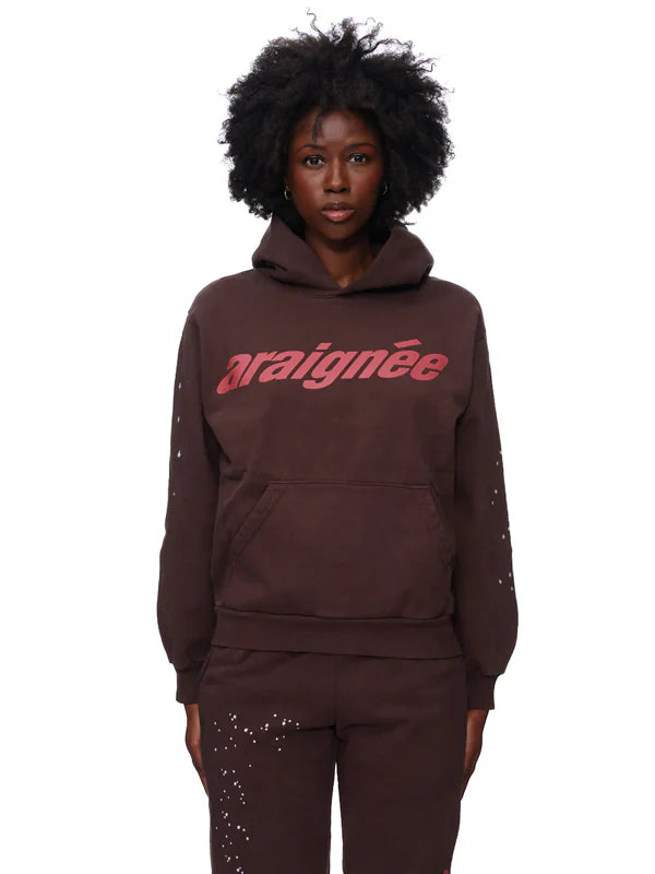 Sp5der-Araignee-Brown-Hoodie