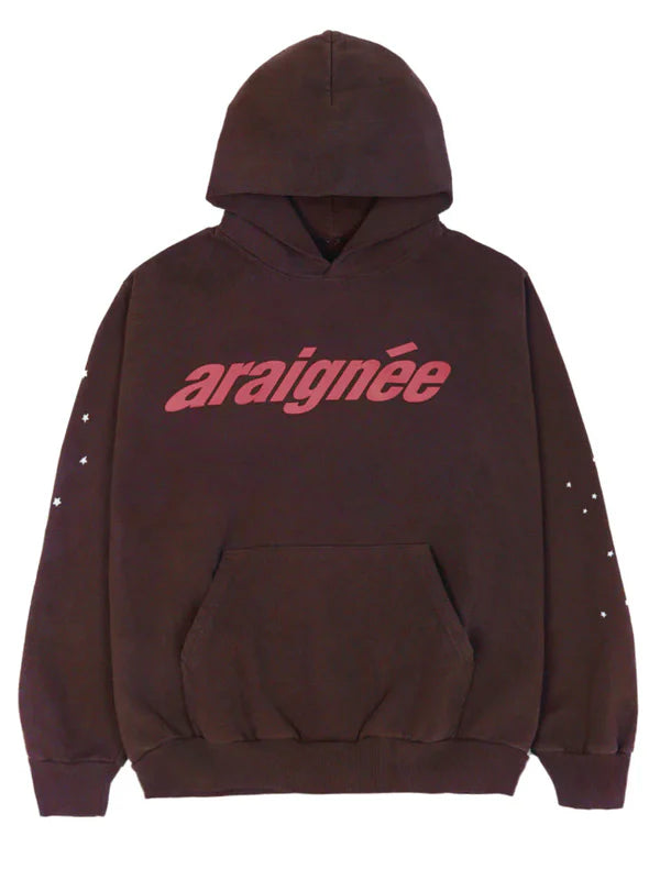 Sp5der-Araignee-Hoodie-Brown