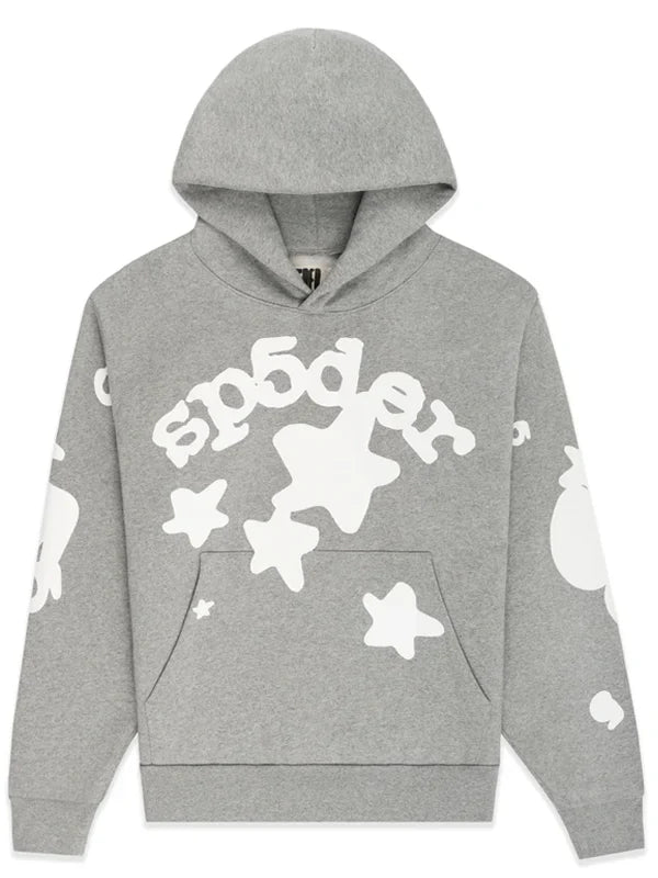 Sp5der-Beluga-Hoodie-Dark-Heather-Grey