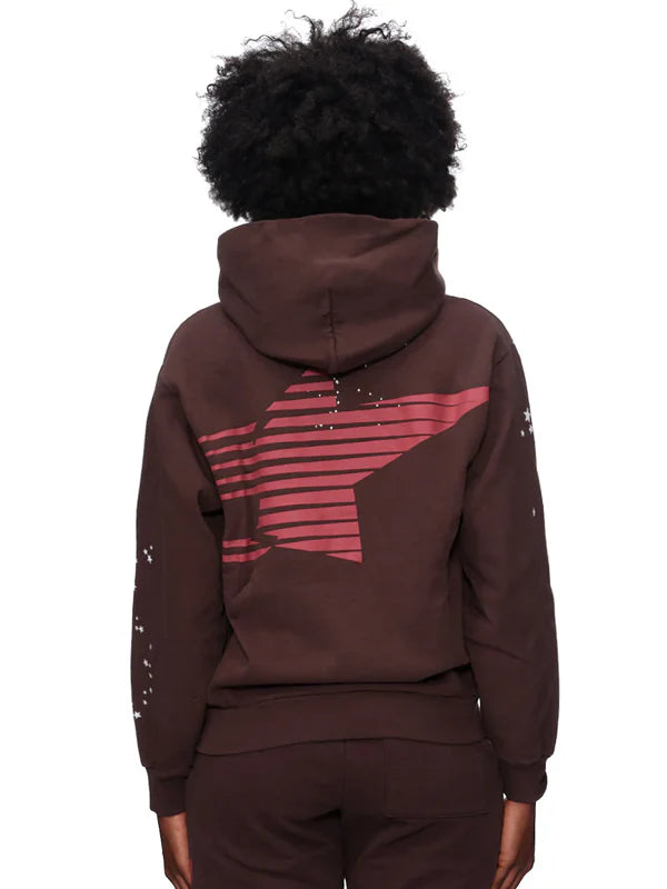 Sp5der-Brown-Araignee-Hoodie-Women