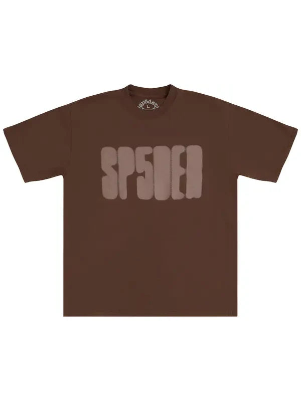 Sp5der-Focused-Logo-Tee-Brown