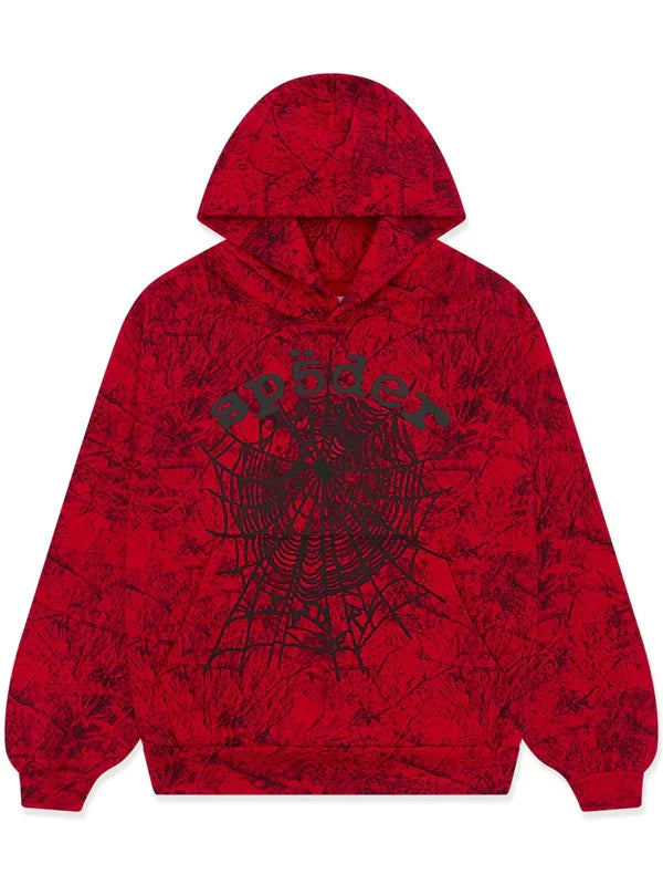 Sp5der-OG-Tree-Camo-Hoodie-Red
