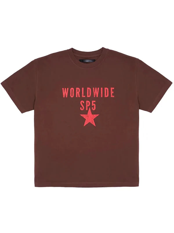 Sp5der-Oversized-Worldwide-Sp5-Tee-Chocolate