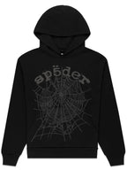 Sp5der-Phantom-Web-Hoodie-Black