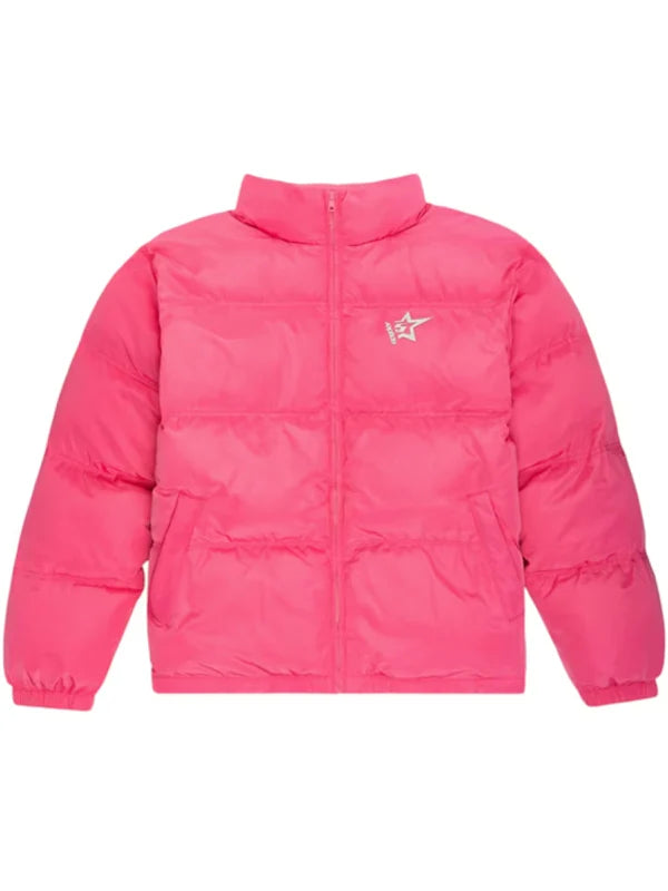 Sp5der-Puffer-Jacket-Pink