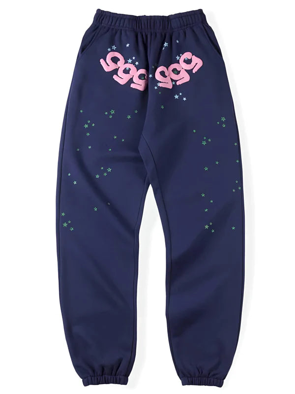 Sp5der-Young-Thug-555555-Sweatpant-Navy-Blue