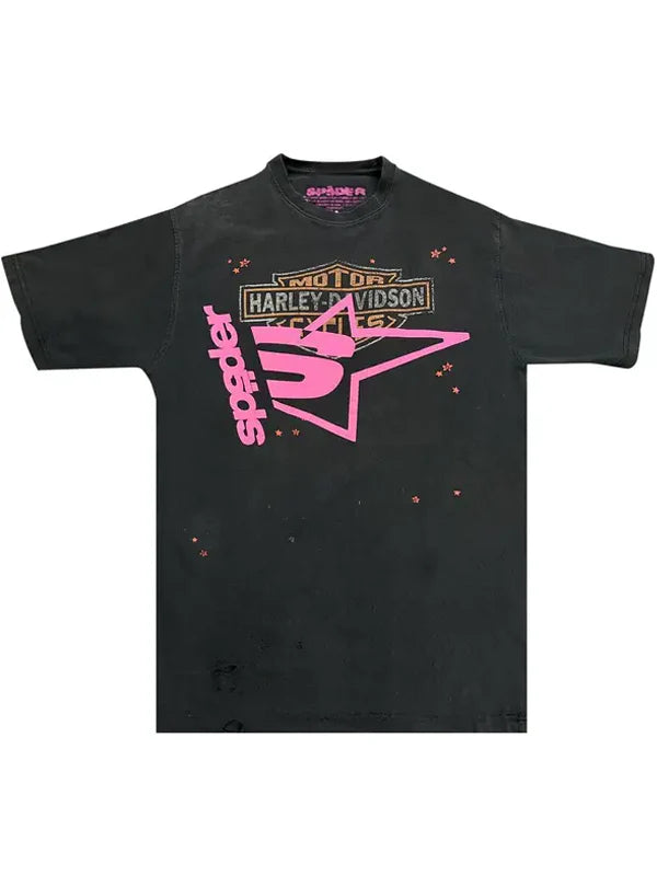 Sp5der-x-Harley-Davidson-Tee-Black