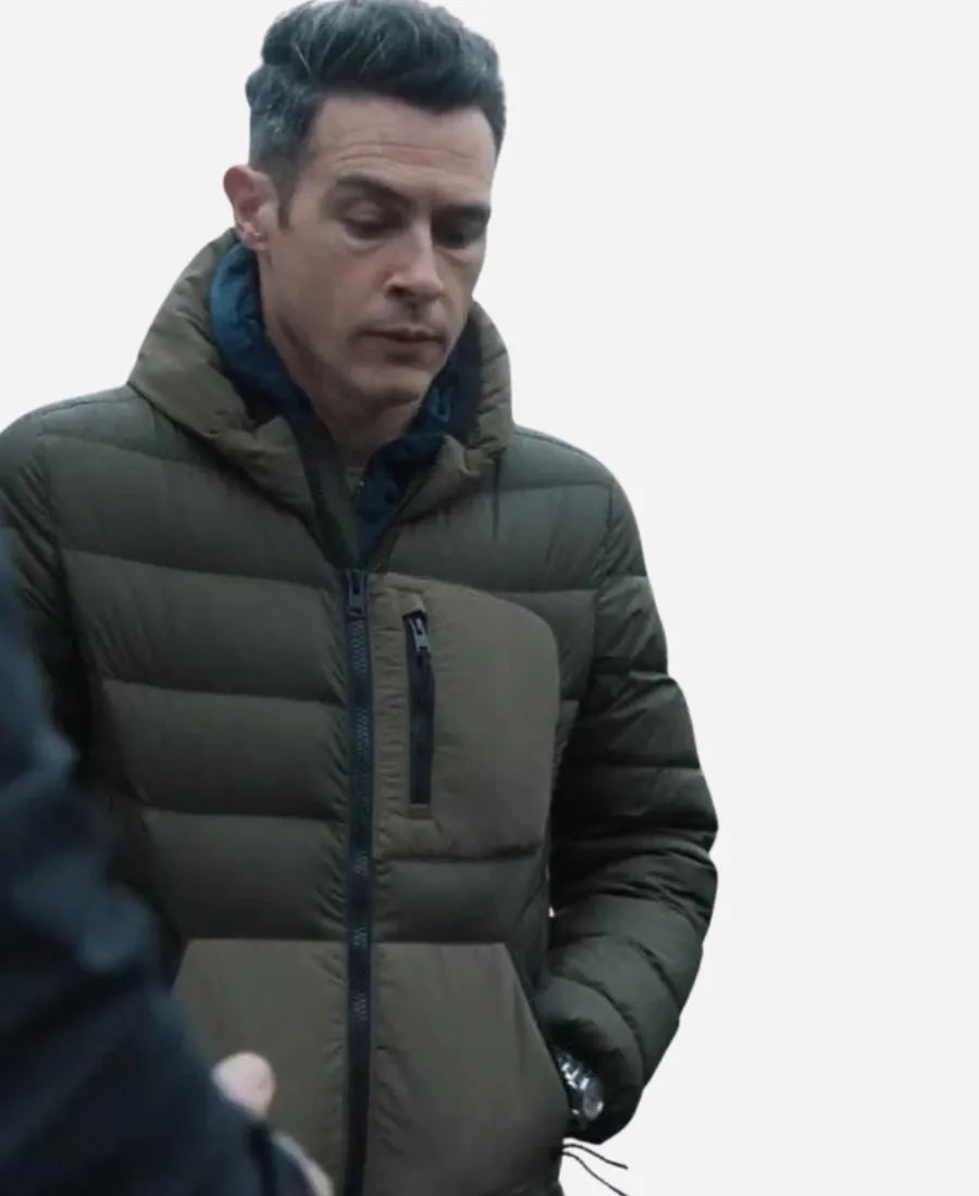 Stuart Scola FBI S06 Green Puffer Jacket