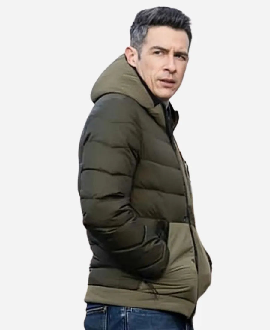 Stuart Scola FBI S06 Green Puffer Jacket