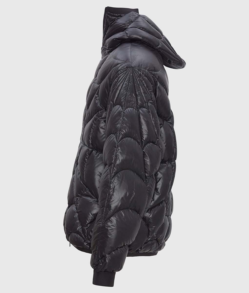 Spider-Black-Hooded-Puffer-Jacket