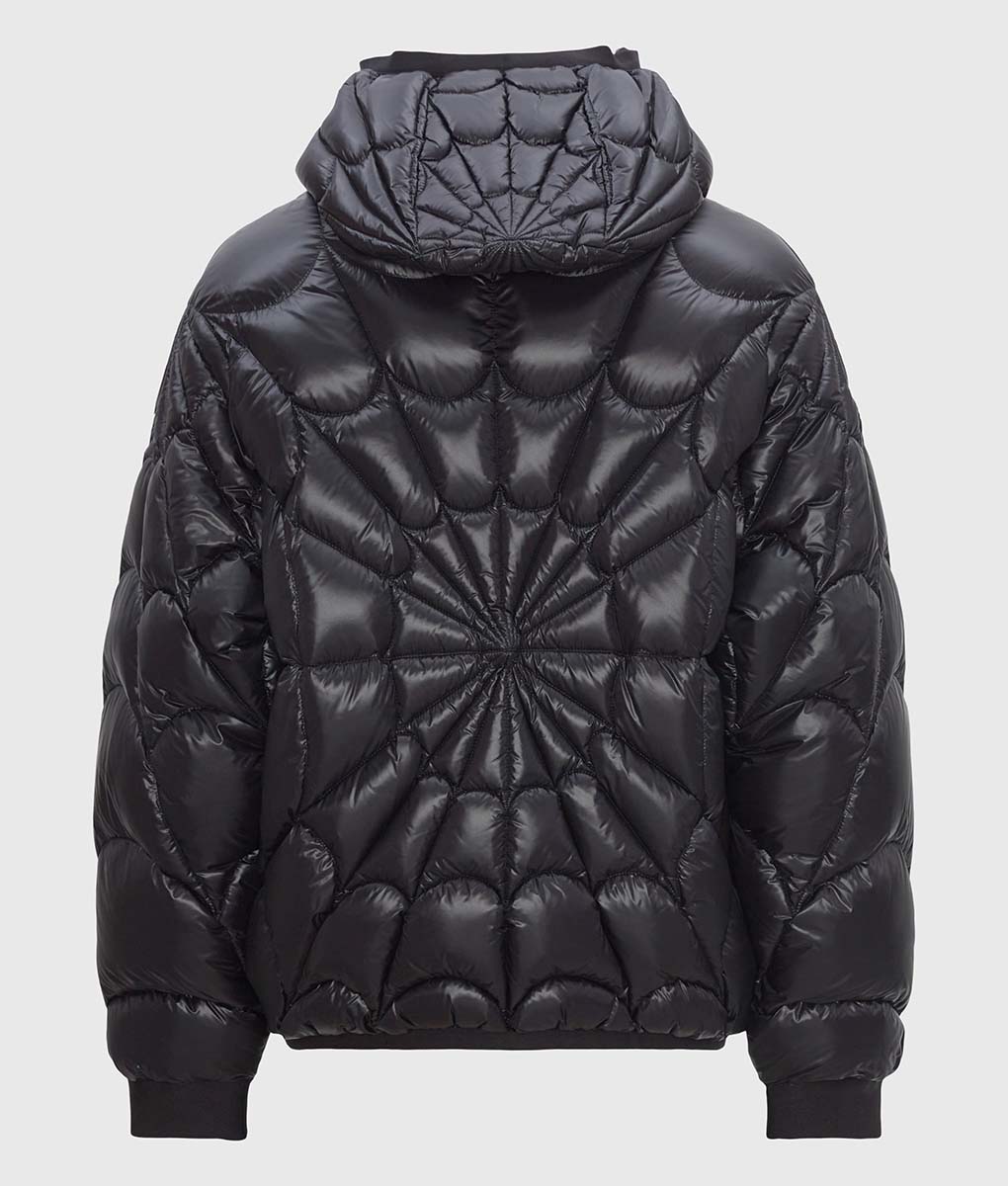 Spider-Black-Hooded-Puffer-Jacket