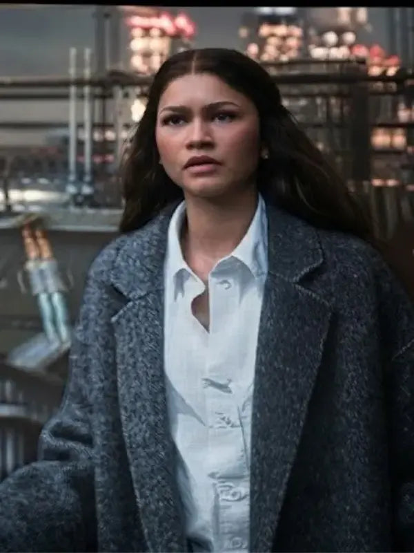 Spider Man Brand New Day 2026 Zendaya Grey Coat