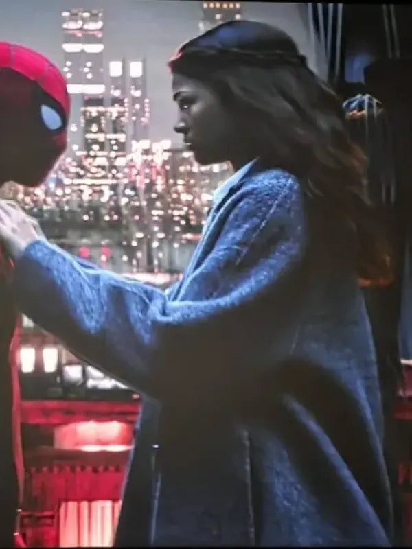 Spider Man Brand New Day 2026 Zendaya Grey Coat