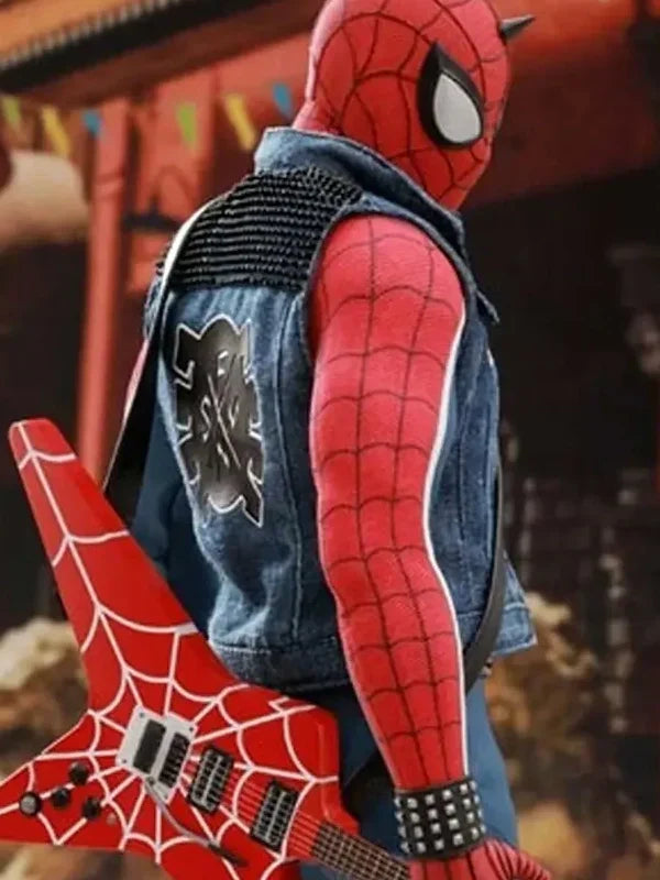 Spider Punk Spiderman Vest Back