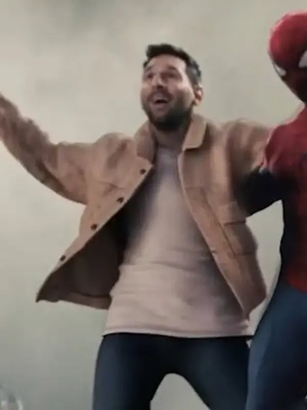 Spider Man 2026 Lionel Messi Suede Jacket