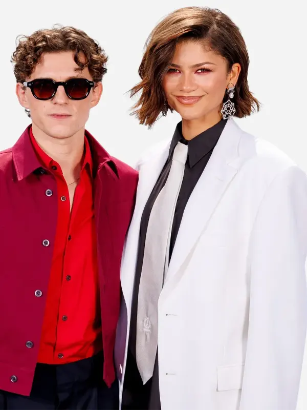 Spider Man New Day Nyc Zendaya White Blazer