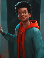 Spiderman Miles Morales Red Hoodie For Sale