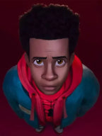 Spiderman Miles Morales Red Hoodie Front