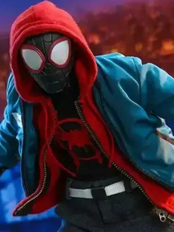 Spiderman Miles Morales Red Hoodie Sale