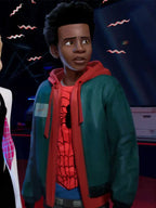 Spiderman Miles Morales Red Hoodie