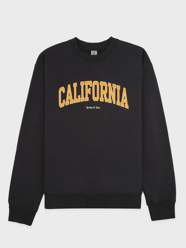 Sporty-And-Rich-California-Sweatshirt-Black-Gold