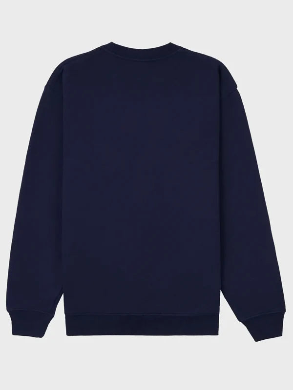 Sporty-And-Rich-Navy-Running-Club-Sweatshirt-Back