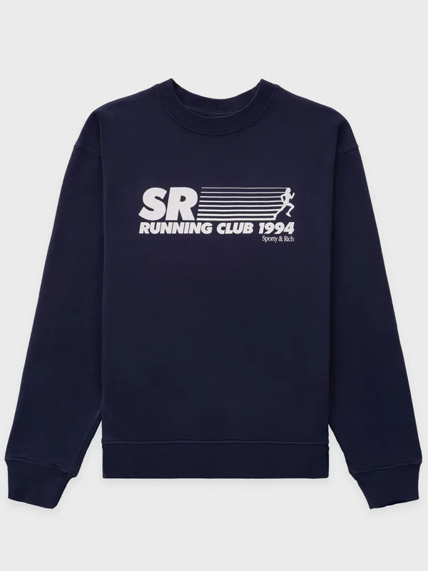 Sporty-And-Rich-Running-Club-Sweatshirt-Navy