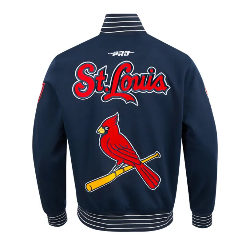St. Louis Cardinals Current Logo Game Day Navy Jacket For Sale