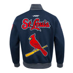 St. Louis Cardinals Current Logo Game Day Navy Jacket For Sale