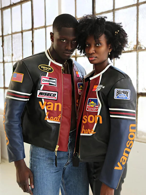 Vanson Star Leather Jacket