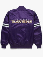 Starter-Baltimore-Ravens-Satin-Bomber-Purple-Jacket