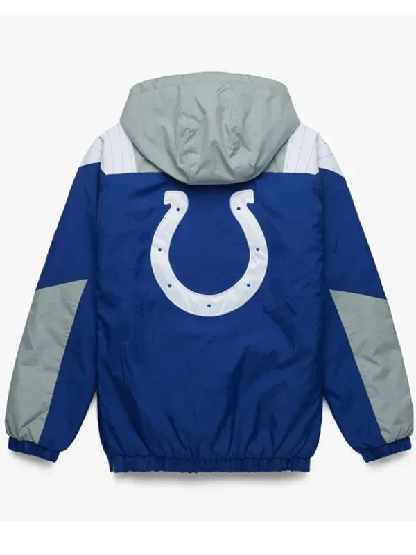 Starter-Indianapolis-Colts-Gray-and-Blue-Hooded-Pullover-Jacket
