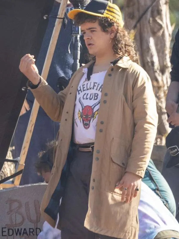 Stranger-Things-2025-Dustin-Henderson-Brown-Cotton-Jacket