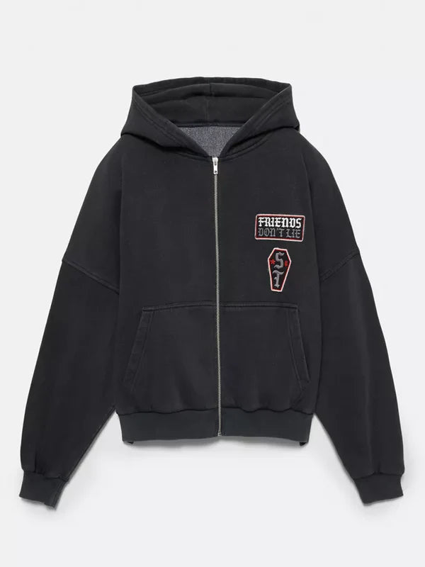 Stranger-Things-Zip-Up-Black-Hoodie