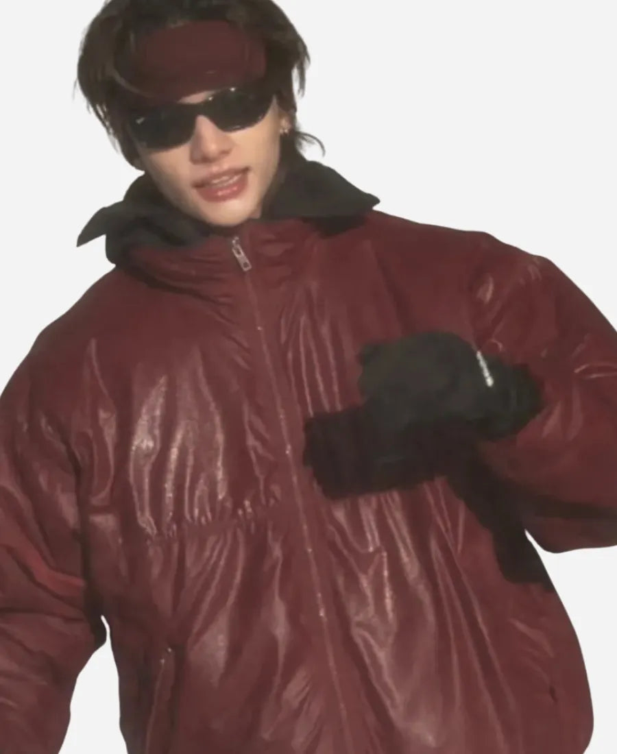 Hyunjin Stray Kids Leather Jacket