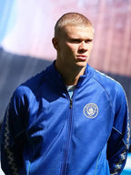 Striker Erling Haaland Blue Jacket